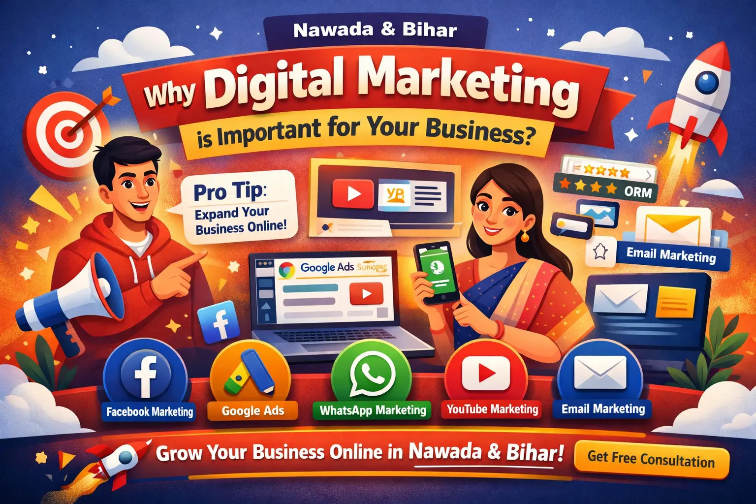 Why Is Digital Marketing So Important These Days? — A Complete Guide for Businesses in Nawada, Bihar